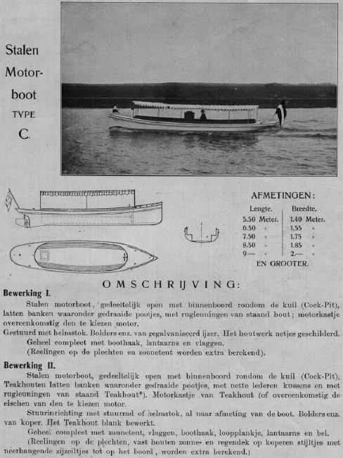 Advertentie FARAHILDE 1908 werf Nicolaas Witsen Reclame 1910