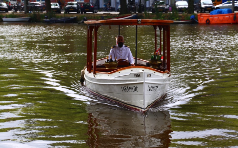 Farahilde 1908 notarisbootje gracht Amsterdam