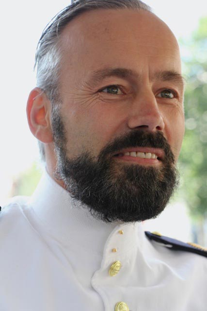 Portret Reinhard Spronk Kapitein schipper