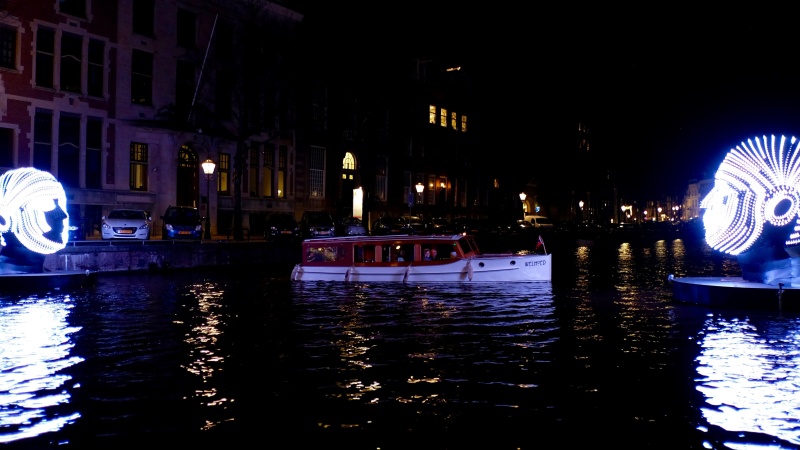 Welmoed boot Amsterdam Light Festival kunst
