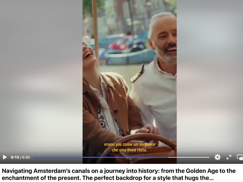 video piombo fashion italia boat tour